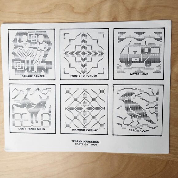 Lot of 18 Lawn Chair Macrame Patterns Animals Birds Eagle Fish Vintage Retro - Picture 4 of 9